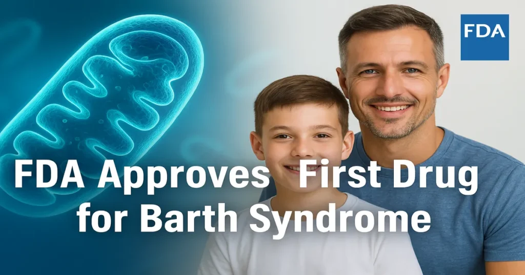 FDA approves Forzinity elamipretide as first-ever treatment for Barth syndrome, offering new hope for patients and families worldwide